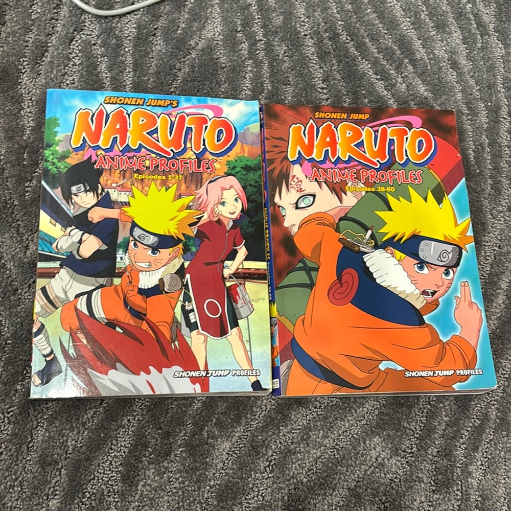 Shonen Jump- Naruto Anime Profiles Episode Books (2)